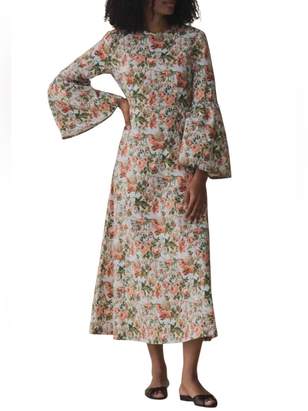 Doen x Liberty Noisette Calico Garden dress prairie cottagecore luxury boho